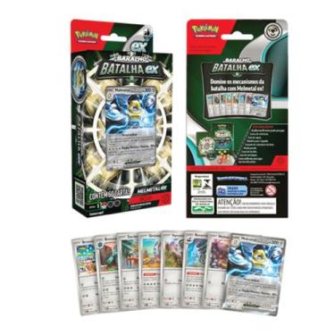 Imagem de Carta Pokemon Ex 60 Cartas Pokemon Para Jogar Melmetal Ex - COPAG