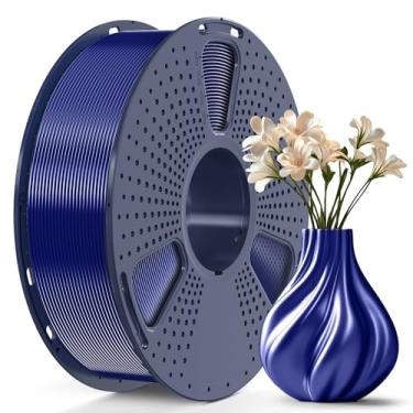 Imagem de SUNLU Filamento de impressora 3D TPU-seda, filamento TPU 98A 1,75 mm, superfície de seda brilhante, filamento de impressão 3D TPU flexível, precisão dimensional +/- 0,03 mm, carretel de 1 kg (2,2 lbs