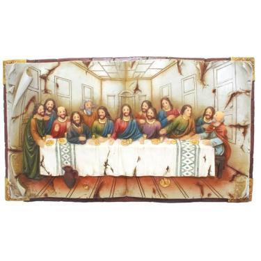 Imagem de Santa Ceia Livro Em Resina 30X5X17Cm