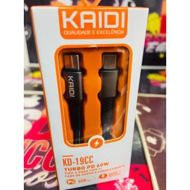 Imagem de Cabo turbo tipo C tipo C kaidi KD 19CC