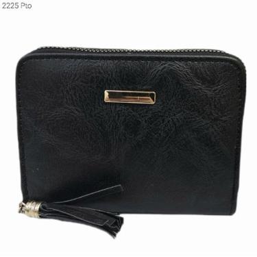 Imagem de Carteira Feminina com Zíper Porta Cartões Notas Moedas Documentos 2225