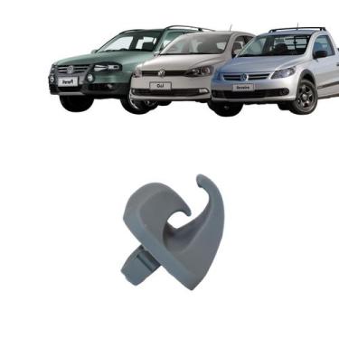 Imagem de Presilha Suporte Do Quebra Sol Gol 1994 1995 Até 2014 Cinza - PCFIX