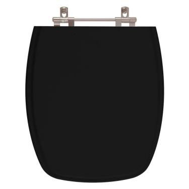 Imagem de Tampa Vaso Sanitário Poliéster Preto Para Bacia Fiori