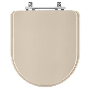 Imagem de Assento Sanitário Poliéster Duomo Plus Amendoa Para Vaso