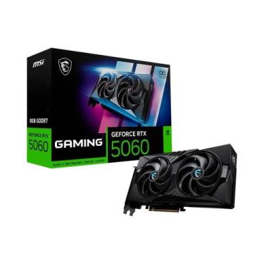 Imagem de Placa de Vídeo MSI RTX 5060 8G GAMING OC NVIDIA Geforce, 8GB, GDDR7, 1
