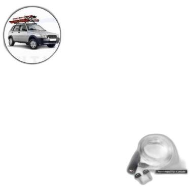 Imagem de Rack Teto Porta Escada Fiat Palio Astra Uno + 1 Trava Seg - Doxa