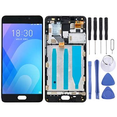 Imagem de YUNCHAO Acessórios telefônicos Tela TFT LCD para MEIZU M6 NOTA DIGITIZADOR COMPLETO COMPLETO COM FORÇA Substituição do telefone celular