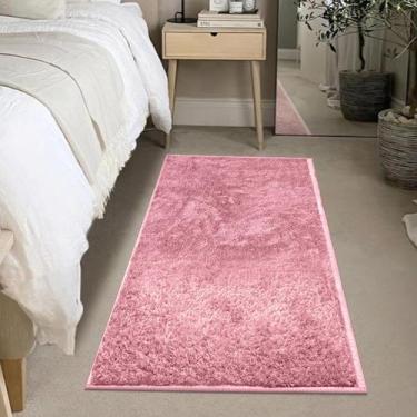 Imagem de 1 Tapete Quarto Beira Cama Antiderrapante 50 x 100 Oa Cl Rob - IDEALIZ