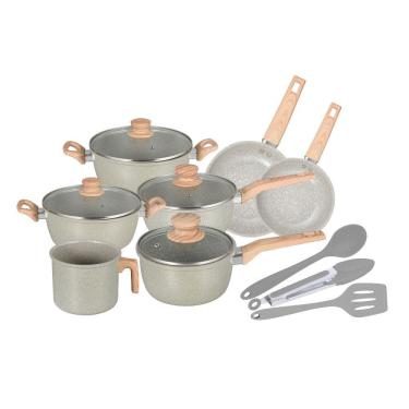 Imagem de Jogo De Panelas Neuhaus 10 Pçs Indução Cerâmica Antiaderente