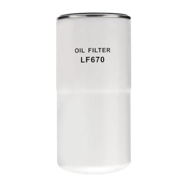 Imagem de Kofil Filtro de óleo lubrificante giratório LF670, compatível com motores Cummins, Repalces # B196 3313279 986B01006 P166174 FL319 PH3375 6697462 24870 LFP670 85671 C3313 279 1212622H1 4870