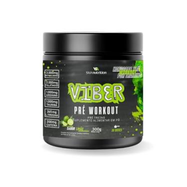Imagem de Viber Pré-Treino em Pó 300g 30 Doses com Beta-Alanina Arginina e Cafeína