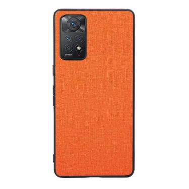 Imagem de Capas Compatível com Xiaomi Redmi Note 11,Design de padrão de tela,Pproteção completa de 360°,Pplástico macio,Proteção contra quedaOrange