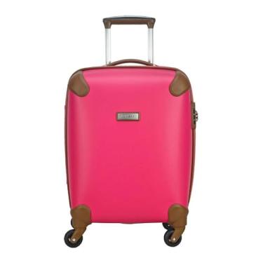 Imagem de Mala de Bordo Lansay Dijon Class Rosa com giro 360º