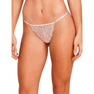 Imagem de Calcinha Fio Dental String Hope Rendada Laterais Finas, Ballet, M