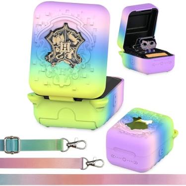 Imagem de Silicone Case for Bitzee Harry Potter Interactive Toy Digital Pet, Protective Cover for Harry Potter Bitzee Virtual Electronic Pets Accessories (Rainbow Case)
