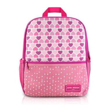 Imagem de Mochila Infantil Feminina Escolar Passeio Costas Criança Menina Estamp