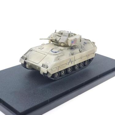 Imagem de NATEFEMIN 1:72 Scale Alloy US Army M2 Bradley Infantry Fighting Vehicle Tank Model Simulation Tank Model for Collection