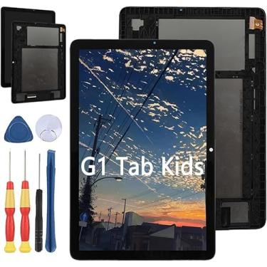 Imagem de Yuxyiony Nova tela de substituição para UMIDIGI G1 Tab Kids tela LCD reparo tela e acessórios de ferramentas de substituição (com a moldura)