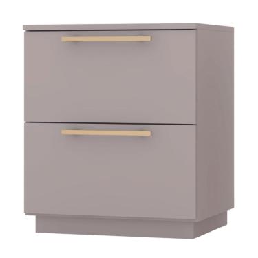 Imagem de Mesa De Cabeceira Com 2 Gavetas Pamplona Fendi