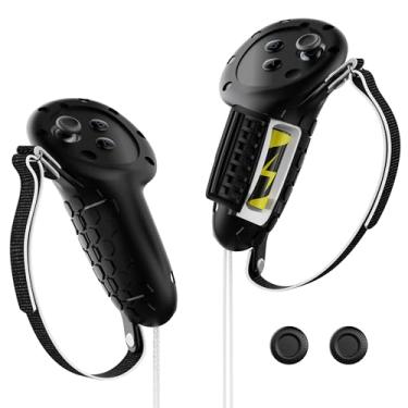 Imagem de APEXINNO Upgraded Controller Grips Cover Compatible with Meta Quest 3/3S,Silicone Non-Slip Grip Cover Made for Meta/Oculus Quest 3/3S Accessories with Battery Opening