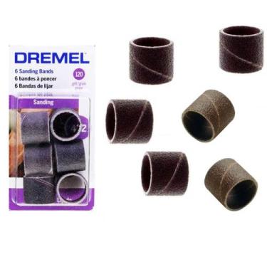 Imagem de Tubo de Lixa 1/2 Pol (12,70mm) Grão 120 Dremel 432 para Micro Retífica