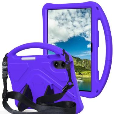 Imagem de YRH Capa para tablet Onn 12.1 Pro 2024 (modelo 100146663), capa infantil EVA à prova de choque com alça de ombro para tablet Walmart Surf Onn de 12,1 polegadas, roxo