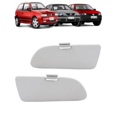 Imagem de Par  Quebra sol Gol G2 G3 G4 1995 a 2005 mono suporte fixo Ld Direito 