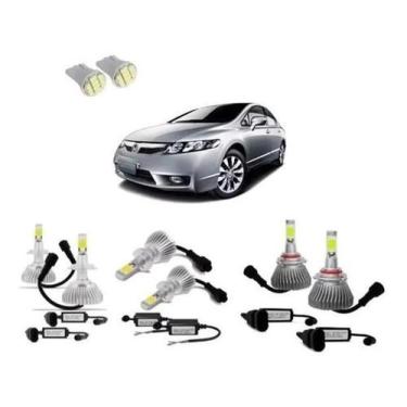 Imagem de Kit Lâmpada LED Honda New Civic - 6000K - 8 Lâmpadas - First-option