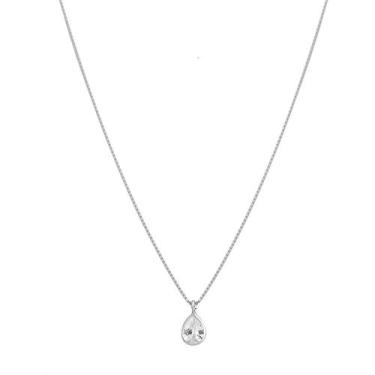 Imagem de Cordão Colar Corrente Feminina 45cm Ponto De Luz De Prata 925 - DR Joi