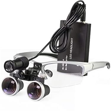 Imagem de Lupa Dental Portátil Com Filtro De Clipe Farol 2.5x/3.5x Óculos Ópticos De Lupa Binocular Dental Para Trabalho Próximo, Odontológico, Cirúrgico, Joalheiro Ou Hobby, Purple, 3.5X