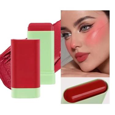Imagem de Blush em Bastão Stick Multiuso Olhos Lábios e Bochechas à Prova D’água (Vermelho Quente)