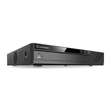 Imagem de Amcrest NV4108-A2 Gravador de vídeo em rede 4K 8CH NVR (1080p/3MP/4MP/5MP/8MP) – Suporta até 8 câmeras IP 8MP/4K, 8 canais suporta HDD de até 10 TB (não incluído) (não inclui WiFi embutido)