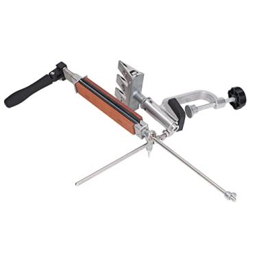 Imagem de Zhjvihx AFIDOR DE "FIXO, FERRAMENTA DE AFIAÇÃO DE FACA ROTATIVA 360 °, FIXAÇÃO RÁPIDA, BOA ESTABILIDADE COM 4 REBOLOS PARA TRABALHAR MADERA