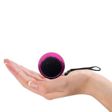 Imagem de Mini Caixinha de Som Bluetooth Cores Diversas - Potência e Portabilidade - Potente - entrada auxiliar, compatível Android e iOS.