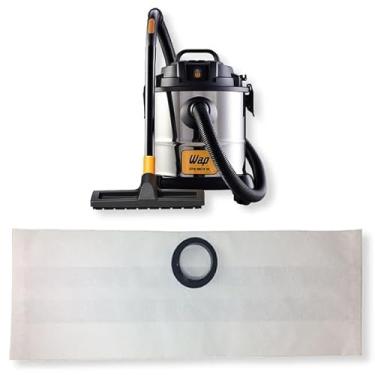 Imagem de SACO FILTRO DESCARTÁVEL PARA ASPIRADOR DE PÓ WAP GTW INOX 20L 3 unidades