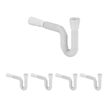 Imagem de Kit 5 Sifão Tigre Pia Cozinha Banheiro Lavatório 66cm