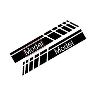 Imagem de Adesivos Para Espelho Retrovisor De Carro Nissan 2pcs Acessórios Para 