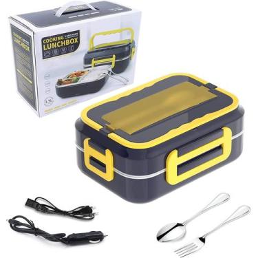 Imagem de Marmita Elétrica Para Casa e Carro 110v Inox - SHOP ALTERNATIVO