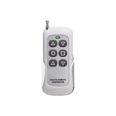 Imagem de Blütezeit Antena de 6 teclas com controle remoto montável na parede para abridor automático de portão deslizante, controle de duplicação mútua de 433 MHz, alcance de até 300 m para acessório de portão