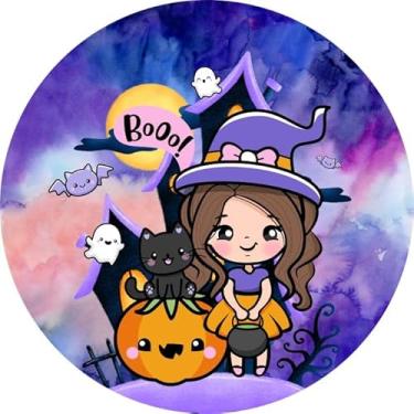 Imagem de Painel Sublimado Festa Redondo 1,50m Halloween (HAL0089)