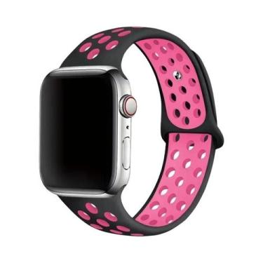 Imagem de Pulseiras De Silicone Para Apple Watch De 45mm, 44mm, 49mm, Ultra2, 40