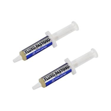 Imagem de Kit 2 Fluxo de Solda Pastoso Implastec Rma-223 Reflow Reballing 10G Se