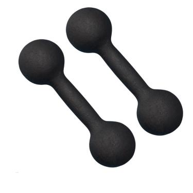 Imagem de Par De Halter Bola Pintado 9Kg Fitnes Academia Ar Livre