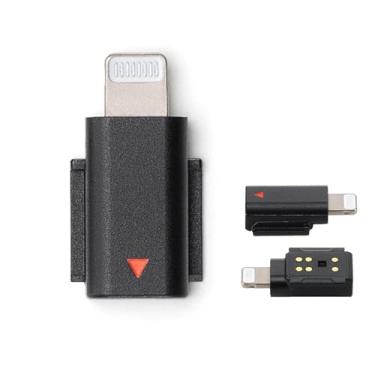 Imagem de Adaptador original para celular DJI Mic 3 para iPhone 14 13 12 11 Pro Max XS Max Smartphone/PC/Mac Connector Accessories for DJI Mic 3 microfone receptor (não compatível com DJI Mic 2/Mic)