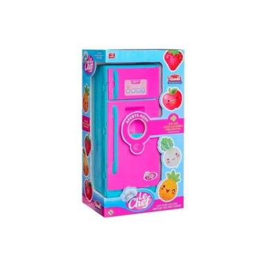 Imagem de Geladeira LeChef com Acessórios Luz e Som - Sortida - Usual Brinquedos