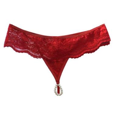 Imagem de Calcinha fio dental Tailandesa Intima Delas, Único, Vermelho