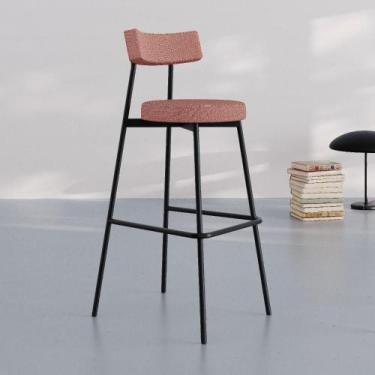 Imagem de Banqueta Alta Stout Corriente Est.Preta - Metalig