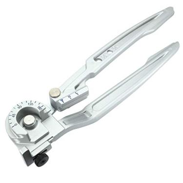 Imagem de uxcell Dobrador de tubo 2 em 1, ferramenta de 180 graus para tubos de aço de parede fina de alumínio de 3/20.3 cm (10 mm), 1/2" (12 mm) OD
