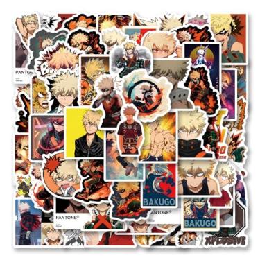 Imagem de 60pcs Classic Japanese Anime Sticker, Cute Cartoon Vinyl Waterproof Stickers for Water Bottle,Skateboard,Laptop,Phone,Journaling,Scrapbooking Decals for Kids Teens Adults for Party Supply Decor