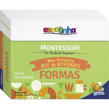 Imagem de Livro - Escolinha MONTESSORI Meu P BOX de Atividades: Formas (Escolinh